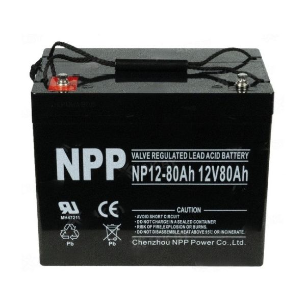 Аккумулятор для ИБП NPP NP12-80 12 В 80 Ач