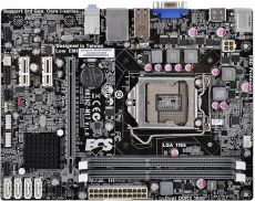 Материнская плата ECS Socket 1155 Intel H61 Express H61H2-M17 bulk